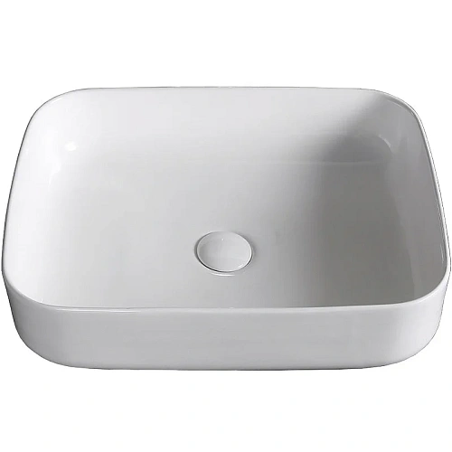 Раковина Ceruttispa CR0084 500х400х135 накладная, белая, прямоугольная Раковина Ceruttispa CR0084 500х400х135 накладная, белая, прямоугольная