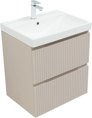 Тумба под раковину Aquanet Джейн Flat 60 00343975 бежевый Тумба под раковину Aquanet Джейн Flat 60 00343975 бежевый