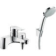 Смеситель для ванны Hansgrohe Metris с душем 31422000 Смеситель для ванны Hansgrohe Metris с душем 31422000