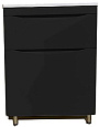 Тумба под раковину Style Line Бергамо мини 70люкс PLUS черный СС-00002311