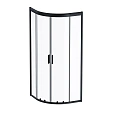 Душевой уголок AM.PM Gem W90G-401-080BT четверть круга 80x80 стекло прозрачное, профиль черный матовый Душевой уголок AM.PM Gem W90G-401-080BT четверть круга 80x80 стекло прозрачное, профиль черный матовый