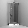 Душевой уголок AM.PM Like W83G-333-095CG Round 95x95, стекло тонированное, профиль хром Душевой уголок AM.PM Like W83G-333-095CG Round 95x95, стекло тонированное, профиль хром