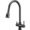 Смеситель для кухни Paulmark Lange вороненая сталь La214212-GM Смеситель для кухни Paulmark Lange вороненая сталь La214212-GM