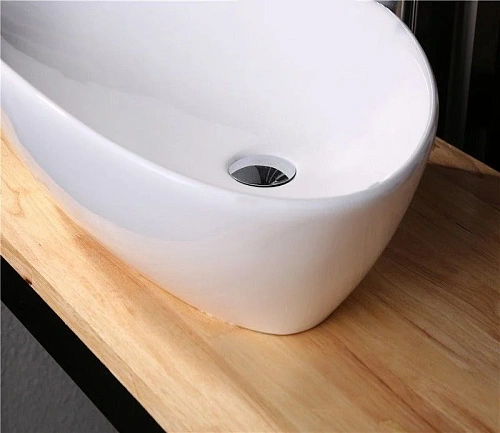 Раковина CeramaLux 7472B накладная, белый Раковина CeramaLux 7472B накладная, белый