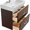 Тумба под раковину Aquaton Америна 80 Н темно-коричневая 1A169401AM430 Тумба под раковину Aquaton Америна 80 Н темно-коричневая 1A169401AM430