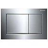 Клавиша смыва Geberit 115.080.KH.1 Omega 30 пластик, глянцевый хром / матовый хром
