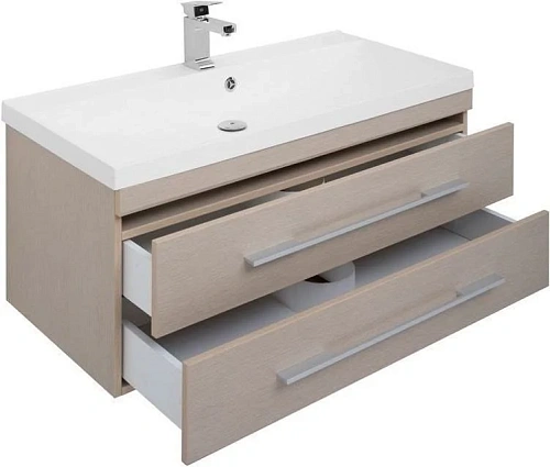 Комплект мебели Aquanet Нота NEW 100 светлый дуб (камерино) 00230305 Комплект мебели Aquanet Нота NEW 100 светлый дуб (камерино) 00230305