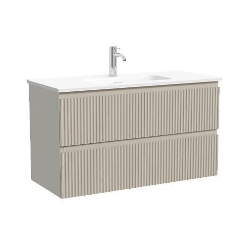 Тумба под раковину SANCOS Snob SNR90/39CE R 890х390х500 Beige Soft подвесная Тумба под раковину SANCOS Snob SNR90/39CE R 890х390х500 Beige Soft подвесная