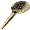 Душевая лейка Hansgrohe Raindance Select S 120 3jet 26014990, полированное золото