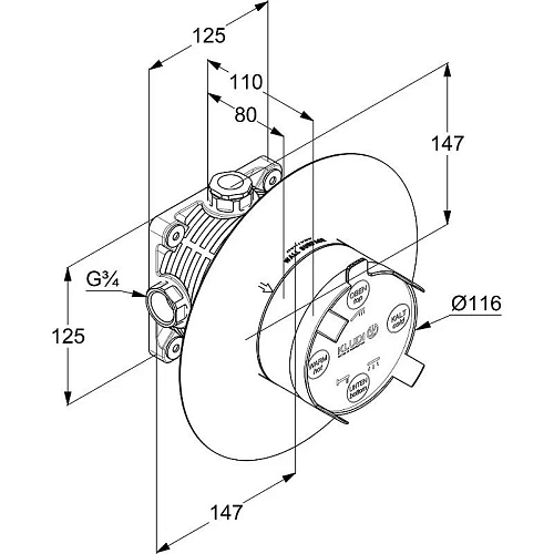 Душевая система Kludi BOZZ 386710576 хром Душевая система Kludi BOZZ 386710576 хром