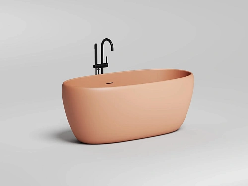 Ванна отдельностоящая Salini LUCE 150x75 покраска по RAL полностью 100122MF из искусственого камня S-Stone Ванна отдельностоящая Salini LUCE 150x75 покраска по RAL полностью 100122MF из искусственого камня S-Stone