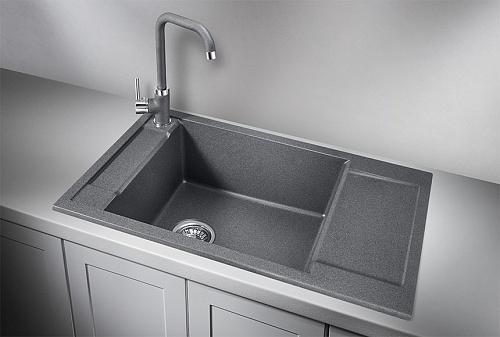 Кухонная мойка Granula 7806, ГРАФИТ (ЧЁРНО-СЕРЫЙ), кварц 780х500 Кухонная мойка Granula 7806, ГРАФИТ (ЧЁРНО-СЕРЫЙ), кварц 780х500