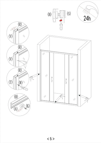 Шторка на ванну Taliente 150x140см, раздвижная, прозрачное стекло 6мм, профиль хром TA-1514CP Шторка на ванну Taliente 150x140см, раздвижная, прозрачное стекло 6мм, профиль хром TA-1514CP