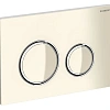 Клавиша смыва Geberit 115.884.TG.1 Sigma21бежевый, глянцевый хром Клавиша смыва Geberit 115.884.TG.1 Sigma21бежевый, глянцевый хром