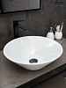 Картинка анонса товара «раковина gid n9102 51210 накладная белая 42x42x15»