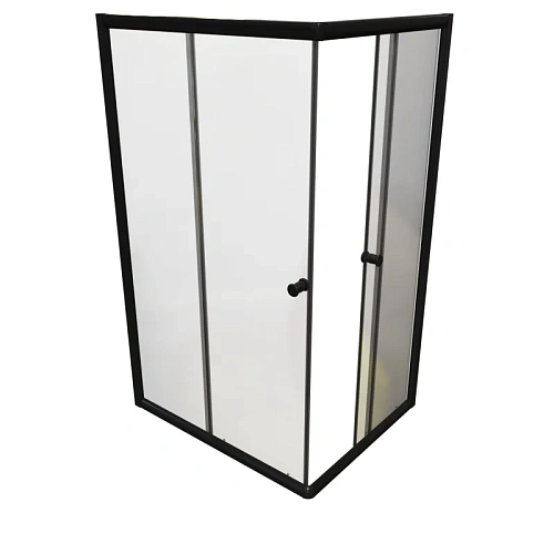 Душевой уголок Radomir Дрим 100х110 1-03-6-2-0-1230 прямоугольный, правый, стекло прозрачное, поддон с каркасом и сифоном, профиль черный Душевой уголок Radomir Дрим 100х110 1-03-6-2-0-1230 прямоугольный, правый, стекло прозрачное, поддон с каркасом и сифоном, профиль черный