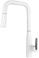 Смеситель для кухни Kaiser Claro 22144-24 Белый матовый/Вороненая сталь Смеситель для кухни Kaiser Claro 22144-24 Белый матовый/Вороненая сталь