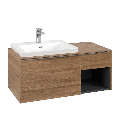 Тумба под раковину Villeroy & Boch Subway 3.0 с подсветкой Oak Kansas / Oak Kansas C572L0RH Тумба под раковину Villeroy & Boch Subway 3.0 с подсветкой Oak Kansas / Oak Kansas C572L0RH