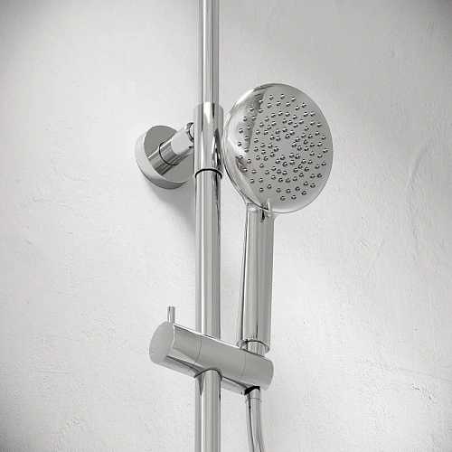 Душевая система Sancos Game SC3001LCH с изливом и термостатом с регулировкой по высоте хром Душевая система Sancos Game SC3001LCH с изливом и термостатом с регулировкой по высоте хром