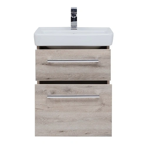 Тумба под раковину DREJA Q MAX, 55 см, подвесная, 2 ящика, дуб кантри 77.0002D Тумба под раковину DREJA Q MAX, 55 см, подвесная, 2 ящика, дуб кантри 77.0002D