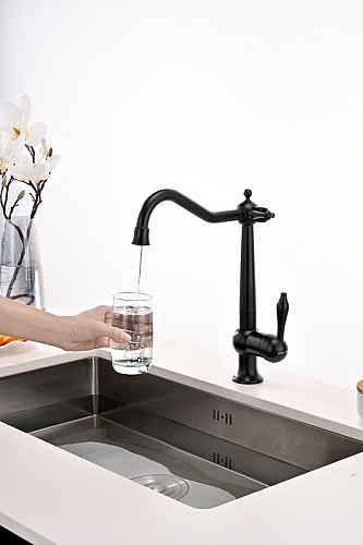 Смеситель для кухни Paulmark RETRO антрацит Re213226-AN Смеситель для кухни Paulmark RETRO антрацит Re213226-AN