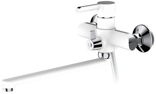 Смеситель для ванны Haiba HB22805-8, белый Смеситель для ванны Haiba HB22805-8, белый