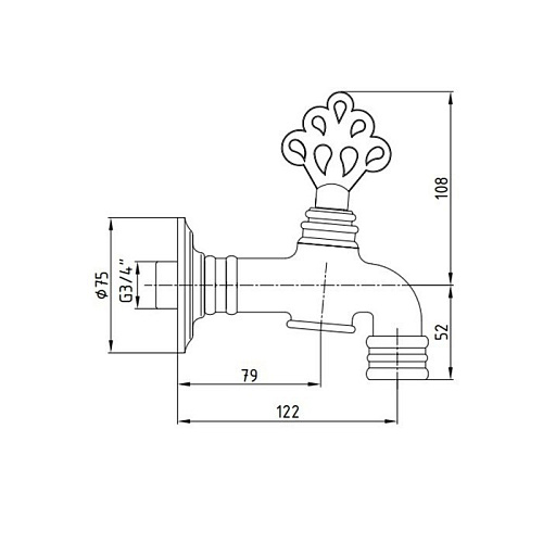 Кран E.C.A. Imperia 102209223 Кран E.C.A. Imperia 102209223