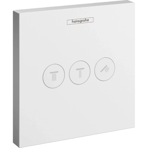Переключатель потоков Hansgrohe ShowerSelect 15764700, матовый белый Переключатель потоков Hansgrohe ShowerSelect 15764700, матовый белый
