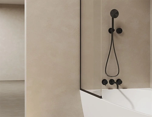 Шторка на ванну Salini ATRIO тонированное (silver) 22301S Шторка на ванну Salini ATRIO тонированное (silver) 22301S