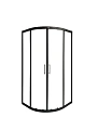 Душевой уголок Ceruttispa VIVA100B без поддона 100x100x195 Душевой уголок Ceruttispa VIVA100B без поддона 100x100x195