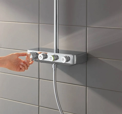 Душевая система GROHE Euphoria SmartControl 310 DUO Cube с термостатом (26508000) Душевая система GROHE Euphoria SmartControl 310 DUO Cube с термостатом (26508000)