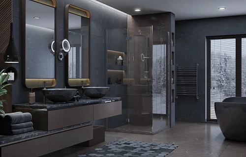 Душевой уголок Ambassador Diamond 12011109 (900x900x2000) Душевой уголок Ambassador Diamond 12011109 (900x900x2000)