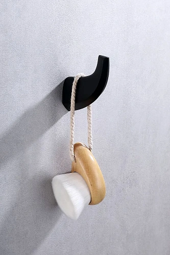 Крючок ABBER Nord AA1550B черный матовый Крючок ABBER Nord AA1550B черный матовый