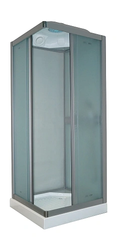 Душевая кабина Parly FQ811 800x800 профиль хром матовый, стекло матовое (жемчужное) Душевая кабина Parly FQ811 800x800 профиль хром матовый, стекло матовое (жемчужное)