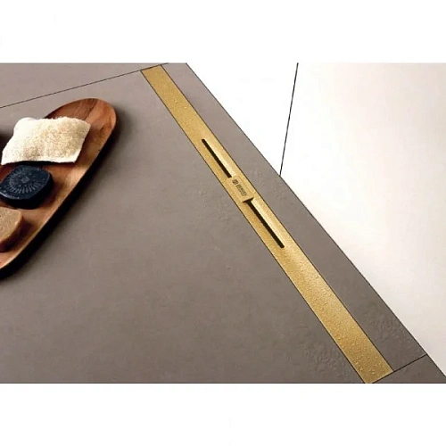 Душевой лоток BERGES SIMPEL 800, золото глянец, S-сифон D50/105 H50 вертикальный 092012 Душевой лоток BERGES SIMPEL 800, золото глянец, S-сифон D50/105 H50 вертикальный 092012