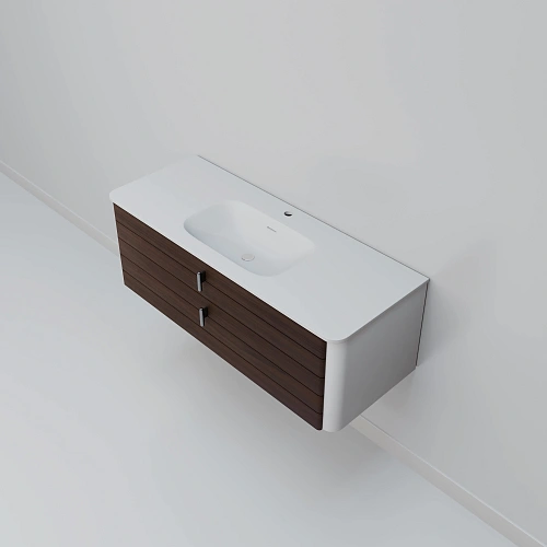 Тумба с раковиной ArtDecco Gabriella 120 AGB12W24S100 черный орех Тумба с раковиной ArtDecco Gabriella 120 AGB12W24S100 черный орех