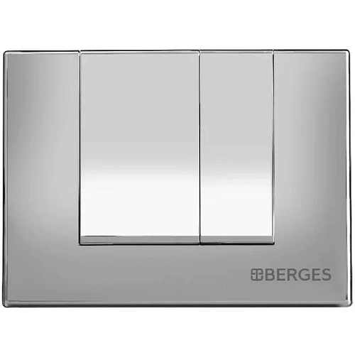 Инсталляция для унитаза BERGES NOVUM с кнопкой смыва, S2 матовый хром 040242 Инсталляция для унитаза BERGES NOVUM с кнопкой смыва, S2 матовый хром 040242