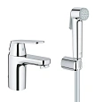 Смеситель для раковины GROHE Eurosmart Cosmopolitan с Гигиенический душем, хром (23125000) Смеситель для раковины GROHE Eurosmart Cosmopolitan с Гигиенический душем, хром (23125000)