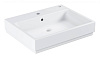 Картинка анонса товара «раковина grohe cube ceramic, подвесная 60 см, альпин-белый (3947300h)»