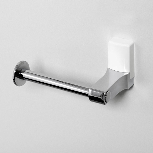 Держатель туалетной бумаги WasserKRAFT Leine K-5096WHITE белый/хром Держатель туалетной бумаги WasserKRAFT Leine K-5096WHITE белый/хром