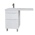 Тумба под раковину GROSSMAN ВИЛАР-50 под стиральную машину белая (ум. Камилла-110) напольная 125011 Тумба под раковину GROSSMAN ВИЛАР-50 под стиральную машину белая (ум. Камилла-110) напольная 125011