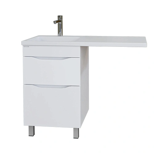 Тумба под раковину GROSSMAN ВИЛАР-50 под стиральную машину белая (ум. Камилла-110) напольная 125011 Тумба под раковину GROSSMAN ВИЛАР-50 под стиральную машину белая (ум. Камилла-110) напольная 125011