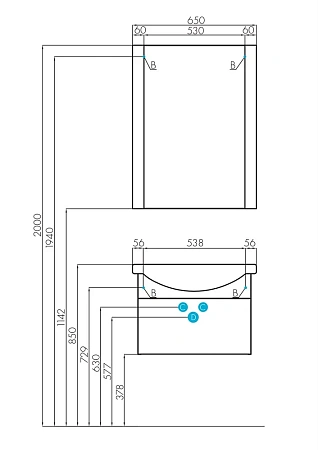 Зеркало Aquaton Ария 65 темно-коричневое 1A133702AA430 Зеркало Aquaton Ария 65 темно-коричневое 1A133702AA430
