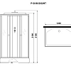 Душевая кабина Niagara Promo P120/80/26Q/MT (1200х800х2150) Душевая кабина Niagara Promo P120/80/26Q/MT (1200х800х2150)