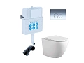 Комплект унитаза SET BW AQUATEK ЕВРОПА-018 3в1 с инсталляцией, клавишей смыва и сиденьем микролифт Комплект унитаза SET BW AQUATEK ЕВРОПА-018 3в1 с инсталляцией, клавишей смыва и сиденьем микролифт