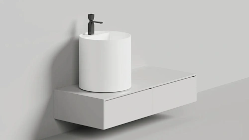 Раковина Salini ARMONIA ROUND 03 покраска по RAL полностью 130413TG 450x450 накладная S-Sense Раковина Salini ARMONIA ROUND 03 покраска по RAL полностью 130413TG 450x450 накладная S-Sense