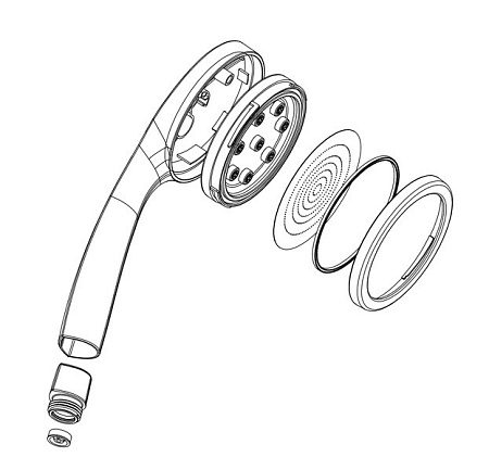 Душевая лейка Iddis SpaHome SPA1F00i18