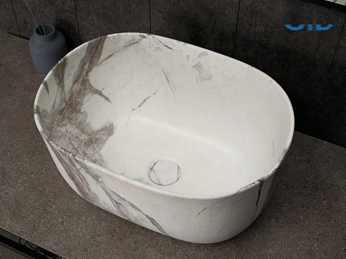 Раковина Gid Mnc9302 54481 накладная под камень матовая 45x32x22 Раковина Gid Mnc9302 54481 накладная под камень матовая 45x32x22