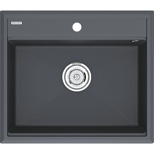 Кухонная мойка Paulmark STEPIA 60 PM115951-AN, антрацит, 590х510 Кухонная мойка Paulmark STEPIA 60 PM115951-AN, антрацит, 590х510