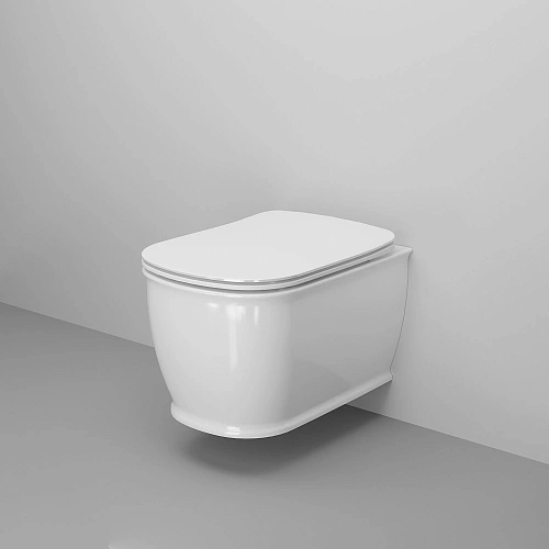 Унитаз подвесной Ambassador Royal 263K19002RS (520x360x345) безободковый с сиденьем Унитаз подвесной Ambassador Royal 263K19002RS (520x360x345) безободковый с сиденьем